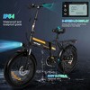 HITWAY BK10M Electric Bicycles with 750W Motor, Electric Bike for Adults 20" x4.0 Fat Tire, 48V 12AH Removable Battery E Bike, UL2849 Certified - 4 of 4