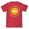 Cheez It The Cheezier The Better Front and Back Print T-Shirt - Heather Red - 2 of 4