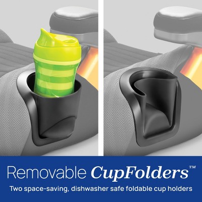 Chicco GoFit ClearTex Plus Backless Booster Car Seat - Obsidian