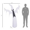 Halloween Ghost Decoration Yard Inflatable Great for the Garden, Yard, Parties - 4 of 4