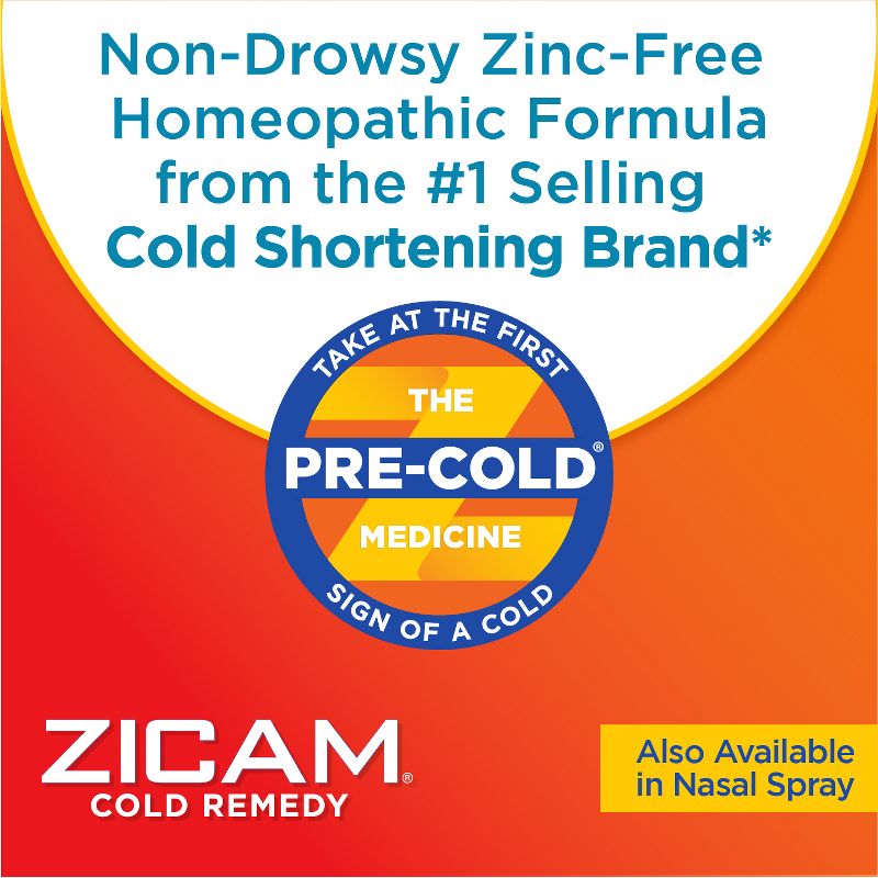 Zicam Cold Remedy Cold Shortening No-Drip Zinc-Free Nasal Spray - 0.5oz, 6 of 12
