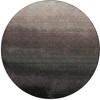 Black And Silver Ombre Washable Indoor Outdoor Area Rug - 4 of 4