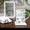 Pavilion Gift Company - Camp Life - 5.5" x 8.5" Framed Glass Plaque - Wall Sign Panels - 3 of 4