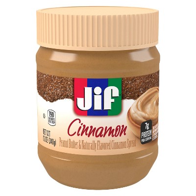 Jif peanut shop butter cinnamon