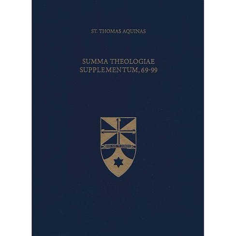 Summa Theologiae Supplementum 69 99 Latin English Edition By Thomas Aquinas Leatherbound - 