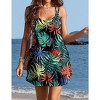 AI'MAGE Womens Spaghetti Strap Cover Up Sleeveless Bathing Suit Coverups Backless T Shirt Beach Dress S-3XL - 3 of 3