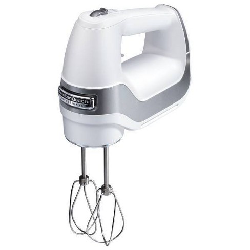 Hamilton Beach 62636 6 Speed Hand Mixer with Easy Clean Beaters White 