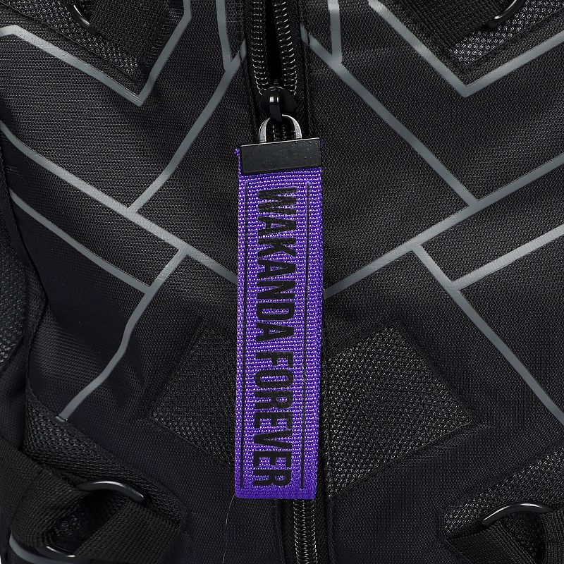 Marvel Black Panther Wakanda Compression Straps Tech Backpack, 4 of 7