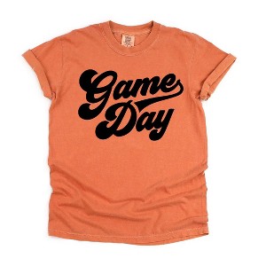 Simply Sage Market Women's Game Day Retro Puff Print Short Sleeve Garment Dyed Tee - 1 of 4