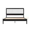 Queen Size Wood Platform Bed with Headboard for Bedroom - 2 of 4