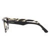 Dolce & Gabbana DG 3360 3372 Womens Cat-Eye Eyeglasses Top Black on Zebra 52mm - 3 of 3
