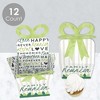 Big Dot of Happiness Family Tree Reunion - Square Favor Gift Boxes - Family Gathering Party Bow Boxes - Set of 12 - 3 of 4