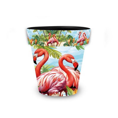 Briarwood Lane Summer Planter 8.5" x 8.5" x 8.5" Flamingo Pair Small For Summer Planter