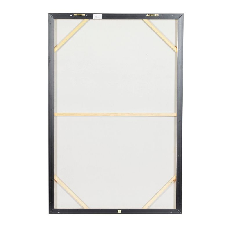 Contemporary Canvas Abstract Framed Wall Art with Gold Frame Multi Colored - Olivia &#38; May, 4 of 20