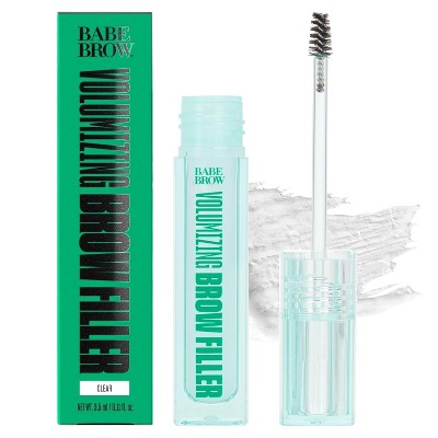 Babe Original Babe Brow Volumizing Brow Filler - Clear (0.11 oz) Brow Gel with Biotin for Fullness