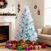 Costway 6 FT Pre-lit Artificial Christmas Tree with 599 Branch Tips & 250 LED Lights for Party - 2 of 4