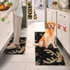 Christmas Kitchen Rug Mat Set, Non Slip Decorative Merry Christmas Floor Mat Winter Decor Low-Profile,17"x29"+17"x47", Red - 3 of 4