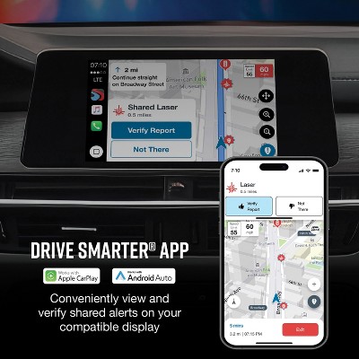 ESCORT® MAXcam 360c Combo Radar/Laser Detector and Dash Cam with OLED Display, GPS, Bluetooth®, and Wi-Fi® in Black, 3 of 12