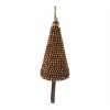 Wood Beaded Pine Tree Ornament (Set of 4) - 3 of 4