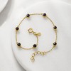 Ross-Simons 2.50 ct. t.w. Bezel-Set Sapphire Station Bracelet in 18kt Gold Over Sterling Size 7 - 3 of 4