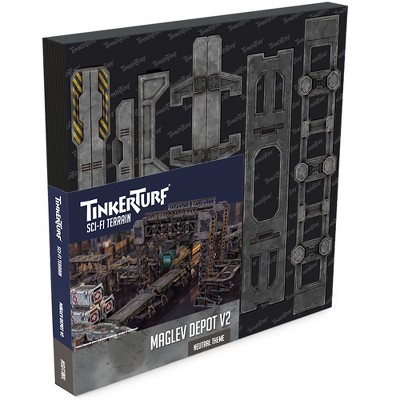 TinkerTurf Sci-Fi Terrain: MagLev Depot v2 - Neutral Theme