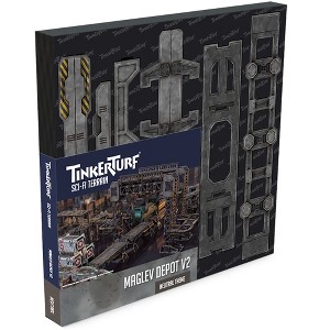 TinkerTurf Sci-Fi Terrain: MagLev Depot v2 - Neutral Theme - 1 of 4