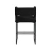 Meridian Furniture,Caleb Black Velvet Counter Stool, Set of 2 - 2 of 4