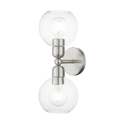 Livex Lighting Downtown 2 - Light Vanity in  Brushed Nickel