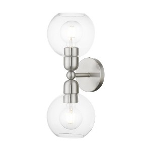 Livex Lighting Downtown 2 - Light Vanity in  Brushed Nickel - 1 of 4