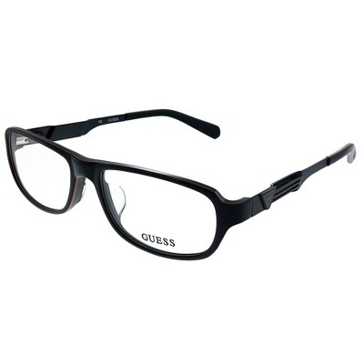 Guess GU 1779 BLK Unisex Rectangle Eyeglasses Black 55mm