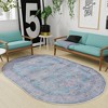 Unique Loom Maahru Collection Area Rug - New Moon - 3 of 4