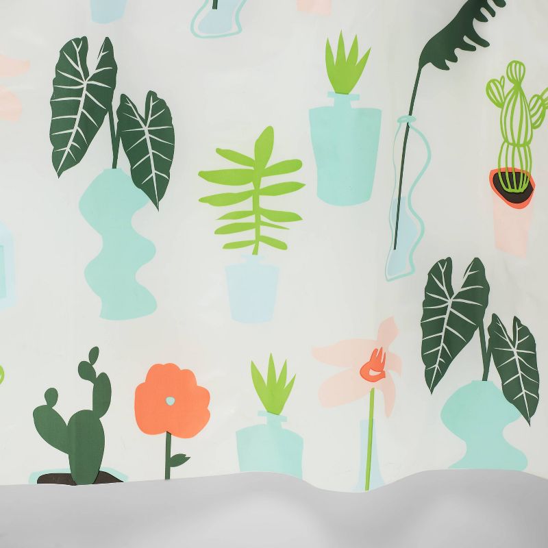 Plants Shower Curtain Green - Room Essentials&#8482;, 5 of 13