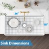Farmhouse Sink 30/33/36-inch White Farmhouse Sink Farm Sink Farmhouse Kitchen Sink - 2 of 4