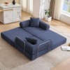 Sapphtopaz 73" Couches for Living Room 2-in-1 Convertible Sofa Bed with Removable Armrests Mattress Sofa with 2 Pillows Sleeper Sofa for Bedroom - 3 of 4