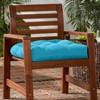 Kensington Garden 20"x20" Solid Outdoor Chair Cushion - 2 of 4