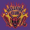 Mens Stranger Things Retro Hellfire Club Logo T Shirt - 2 of 3