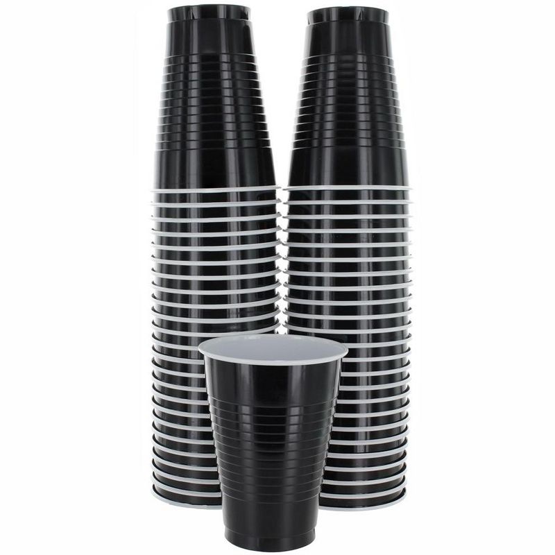 SparkSettings Disposable Plastic Cups 12oz, 50 Pack, 1 of 5