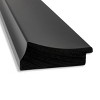32" x 32" Non-Beveled Grand Black Wall Mirror - Amanti Art: Modern Square, Polystyrene Frame, Wall Mounted - 2 of 4