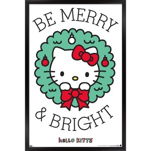 Trends International Hello Kitty: 17 Holiday - Be Merry & Bright Framed Wall Poster Prints - 1 of 4