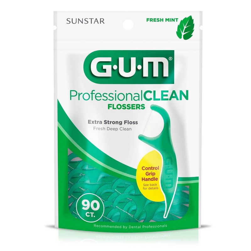 GUM Professional Clean Flossers Mint - 90ct, 5 of 7