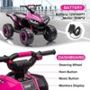 12V Ride On ATV for Kids Electric Four Wheeler for Toddlers Ages 3-8, Battery Powered Quad with Remote Control, LED Lights - 3 of 4
