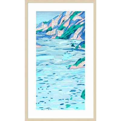 Melissa Wang Ideal Vacation I Coastal Framed Wall Art Print