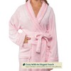 PAVILIA Soft Plush Women Fleece Robe, Cozy Warm Housecoat Bathrobe, Fuzzy Female Long Spa Robes - 2 of 4