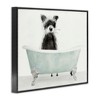 Stupell Industries Raccoon In A Tub Framed Giclee Art - 2 of 4