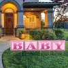 Beistle Plastic Baby Yard Sign, 11.5" x 6', (1/Pkg) Pink - 2 of 4
