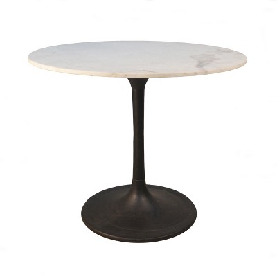 36 " Zaha Round Marble Top Dining Table - Carolina Chair & Table