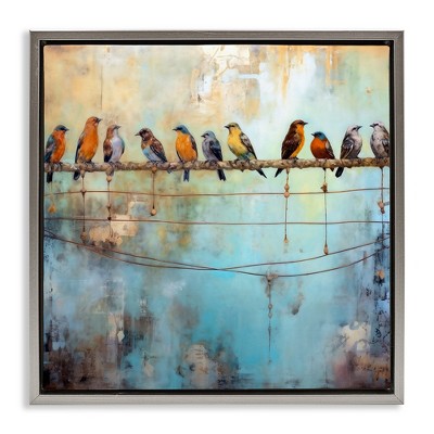 Stupell Industries Abstract Perched Birds, 25" x 25"