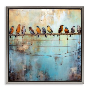 Stupell Industries Abstract Perched Birds, 25" x 25" - 1 of 4
