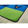 Carpets for Kids A to Z Animals Learning Rug, Rectangle Blue 8'4"X13'4" - 2 of 4