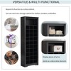 30 Shoe Cubby Console, Contemporary Shoe Cabinet with Multiple Storage Capacity, Free Standing Tall Cabinet with Versatile Use - 4 of 4